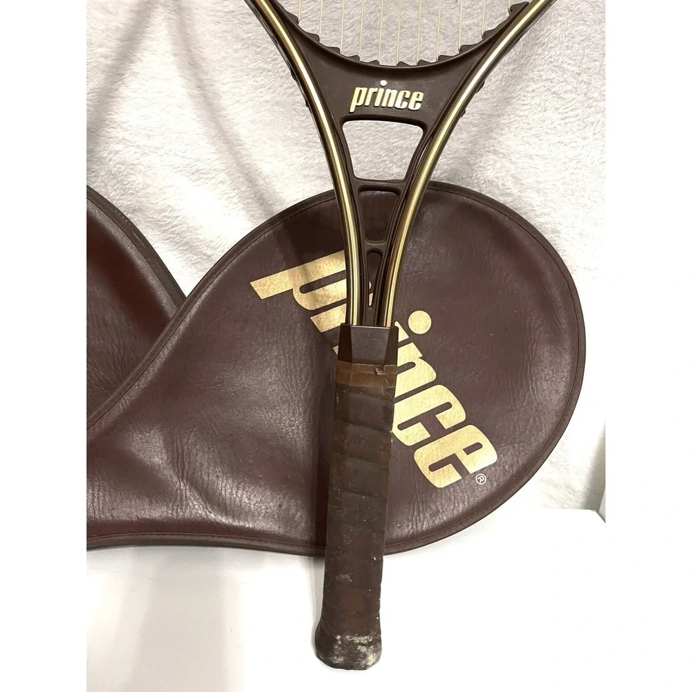 Prince International Aluminium Tennis Racquet 4 1/4 No. 2 set of two + Covers